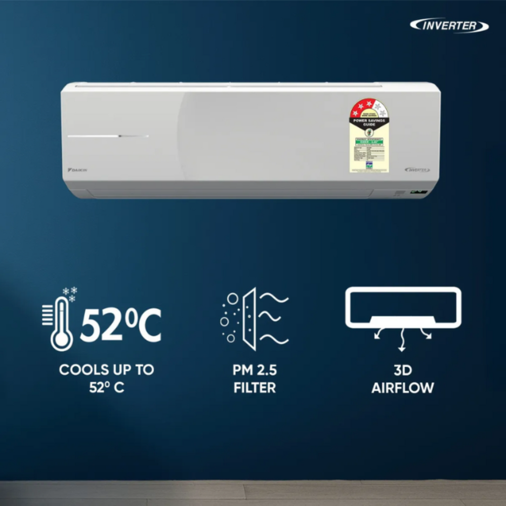 Daikin 1.5 Ton 3 Star 2026 Inverter Split AC (FTKL50XV16VKA)