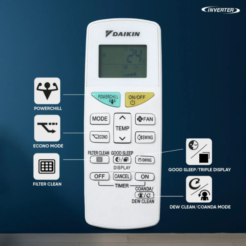 Daikin 1.5 Ton 3 Star 2026 Inverter Split AC (FTKL50XV16VKA)