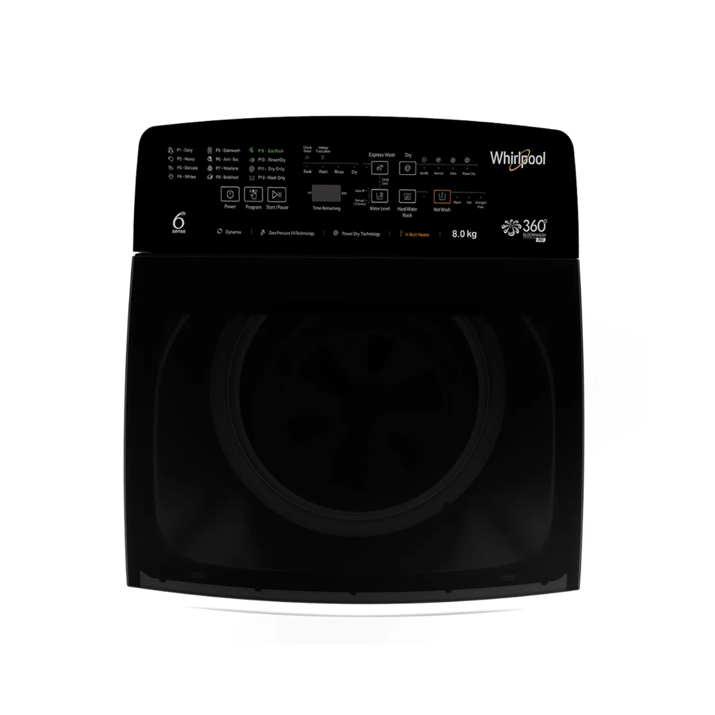 Whirlpool 8 kg 5 Star Fully Automatic Top Load Washing Machine (360° Bloomwash Pro, 31670, Catalytic Soak, Graphite)