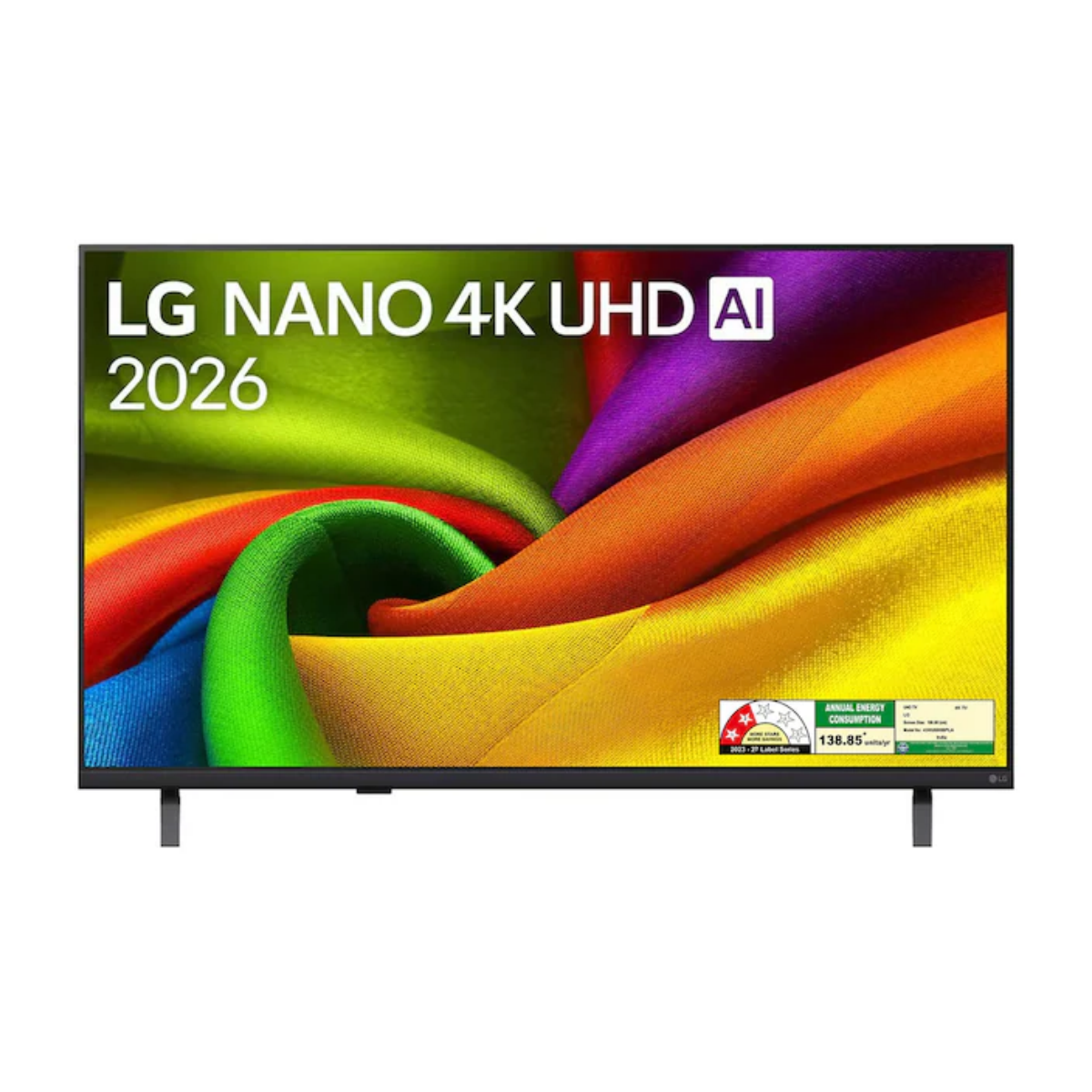 LG Nano AI 43NU880BPLA 108 cm (43 inch) 2 Star 4K Ultra HD Smart webOS 26 TV with AI Hub (2026 model)