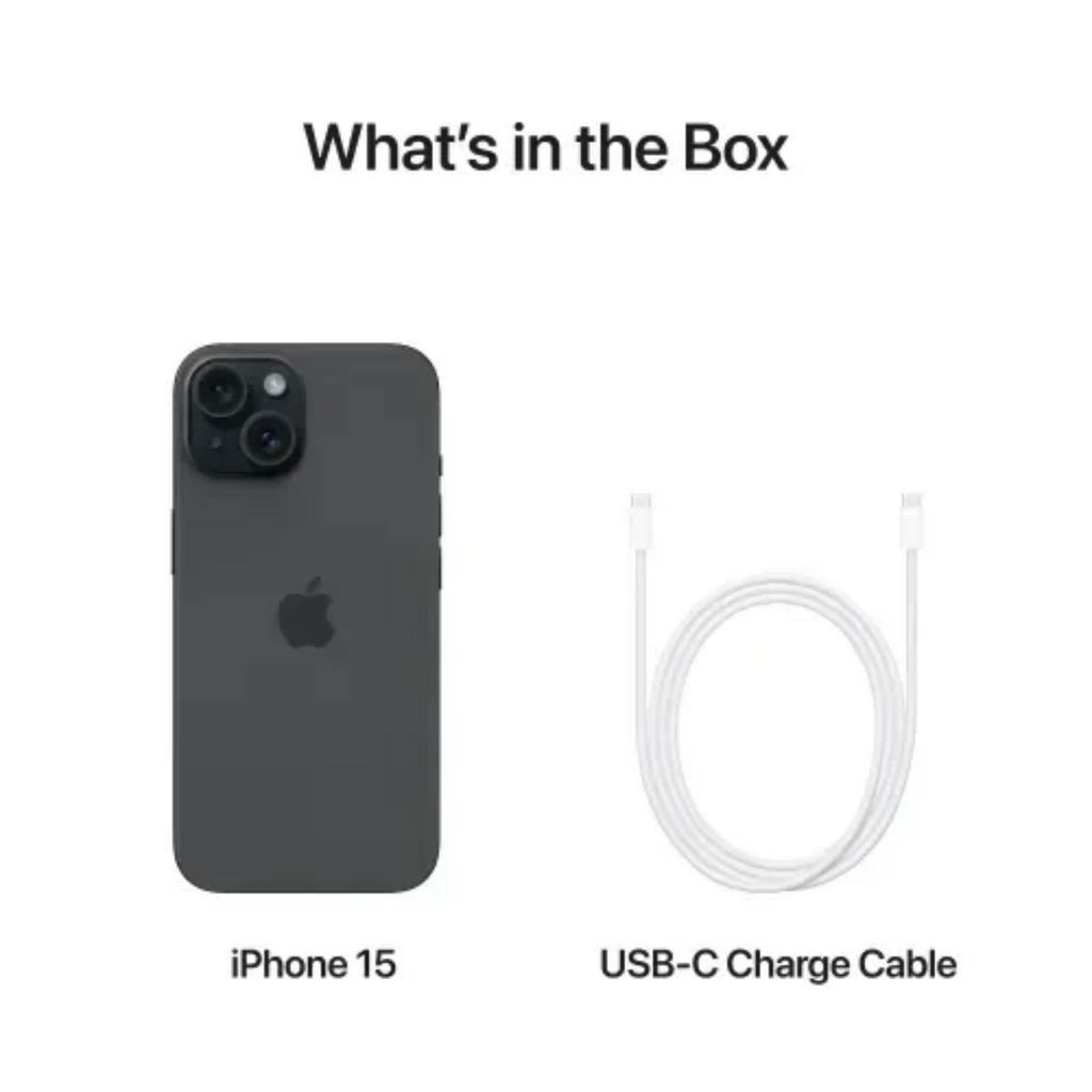 Apple iPhone 15 (128GB, Black)