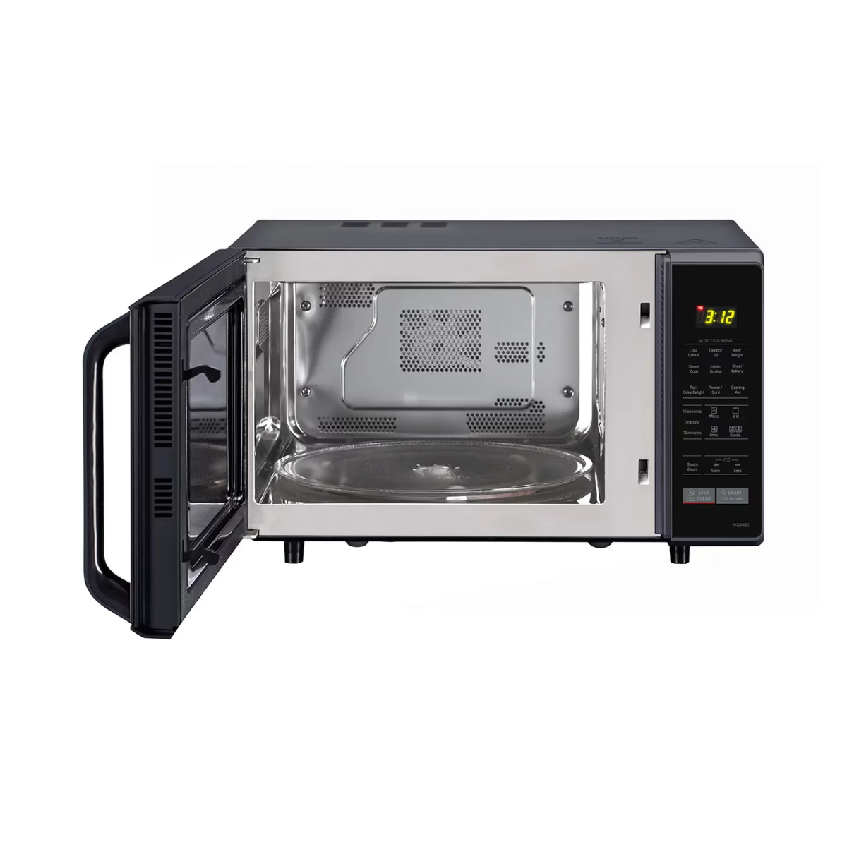 LG 28 L Quartz Heater and Stainless Steel Cavity More Hygienic More Durable Convection Microwave Oven (MC2846BG, Black)