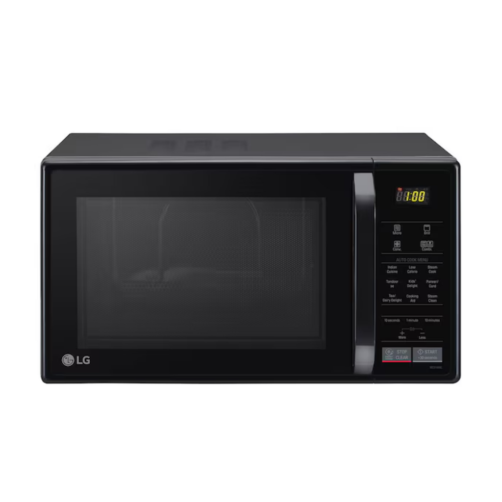 LG 21L Convection Microwave Oven with 151 Autocook Menu (MC2146BL, Black)