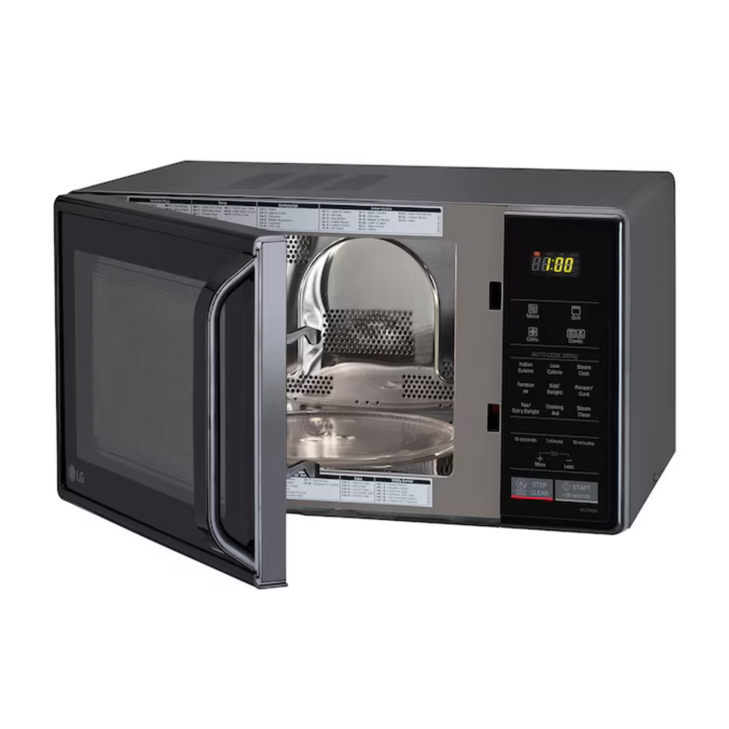 LG 21L Convection Microwave Oven with 151 Autocook Menu (MC2146BL, Black)