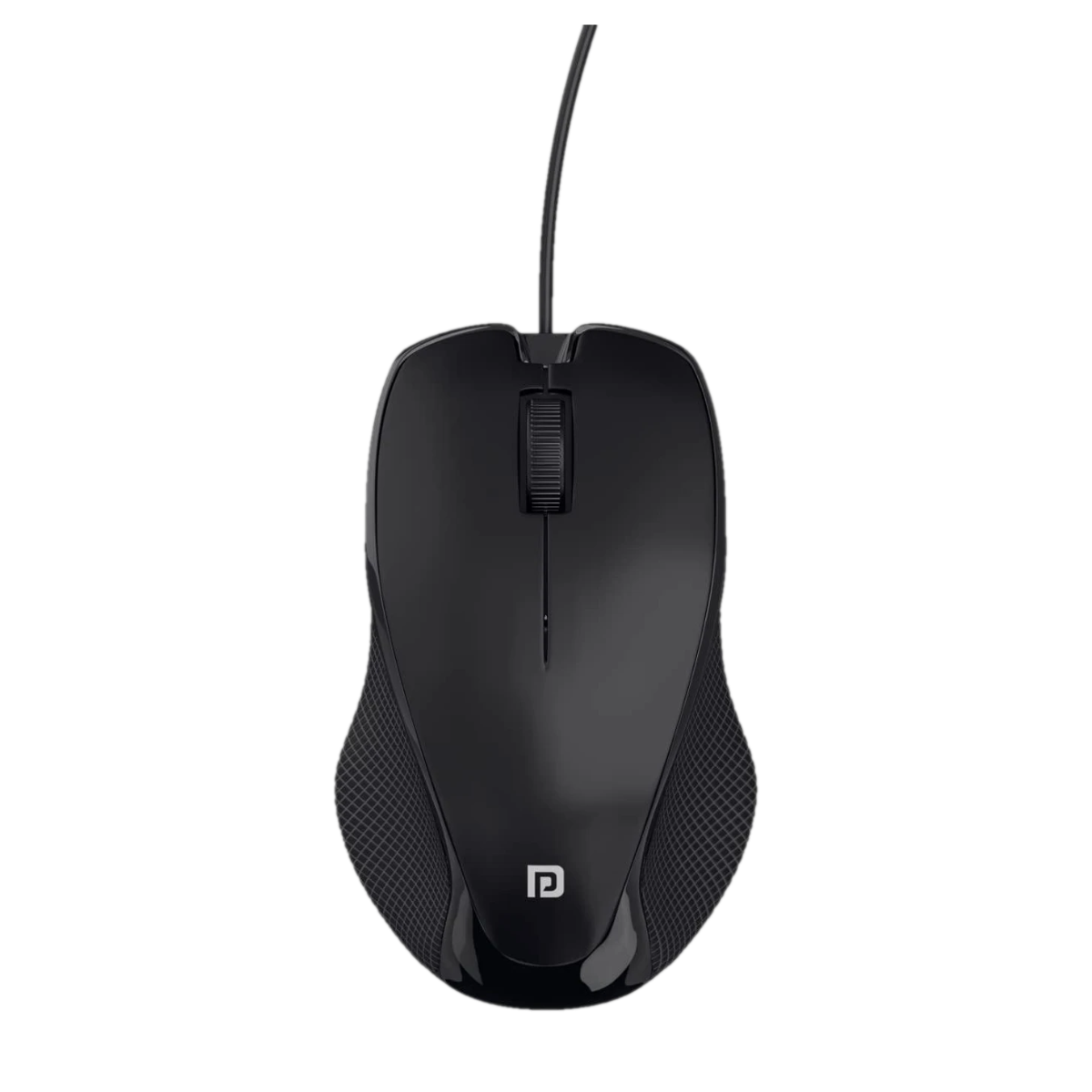 Portronics Toad 101 Wired Ambidextrous Optical Mouse (USB 2.0, Black)