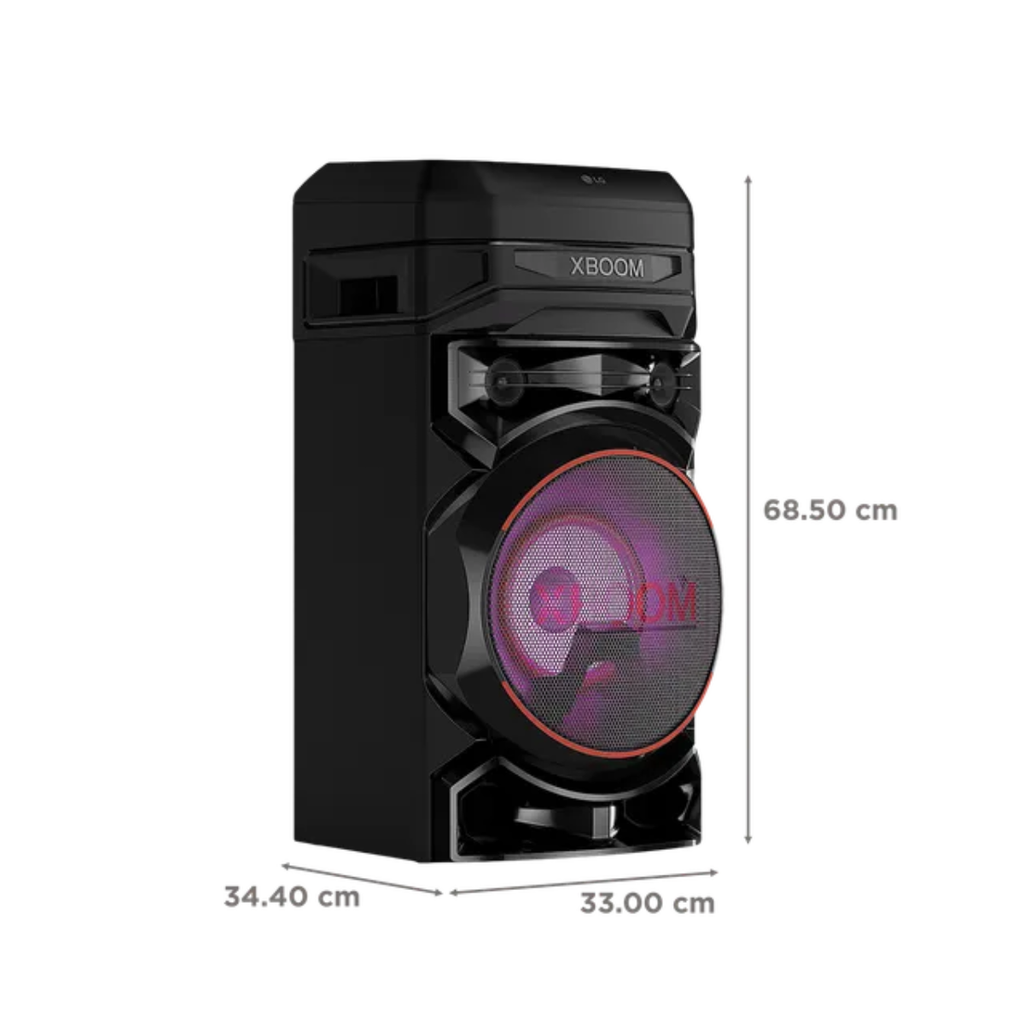 LG XBOOM RNC5 Bluetooth Party Speaker (Karaoke Supported, Black)