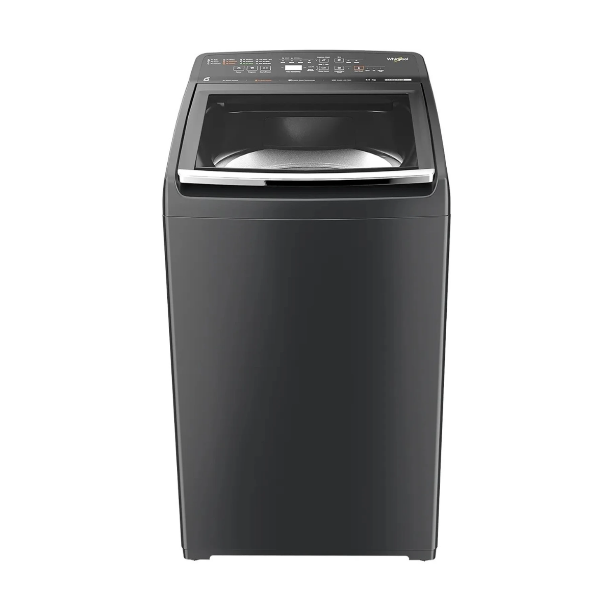 Whirlpool 8 kg 5 Star Fully Automatic Top Load Washing Machine (Stainwash Pro, 31692, 6th Sense Technology, Grey)