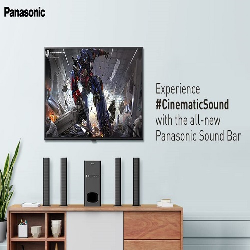 Panasonic Soundbar Sleek Sound Bar Design to give Elegance to your Room