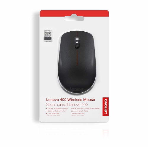 Lenovo 400 Wireless Mouse, 1200DPI