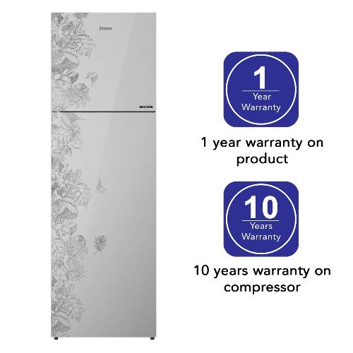 Haier 278 L 3 Star Inverter Frost-Free Double Door Refrigerator