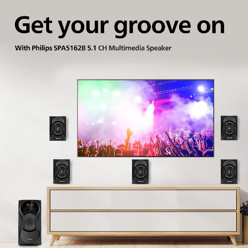 Philips Audio 5.1 Channel USB Wired Speaker Systems