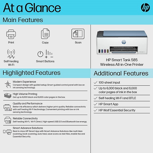 HP Smart Tank Colour Printer