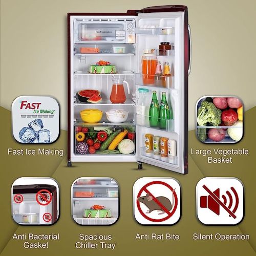 Plastic Glossy Refrigerator Organizer Bins with Pull-out Drawer, 2 Drawers,  Free Standing at Rs 399/piece in New Delhi
