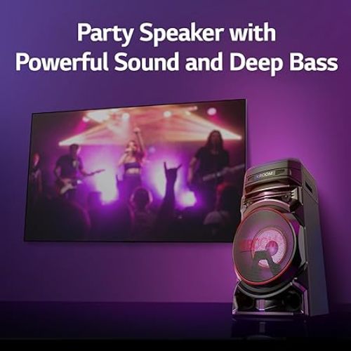 LG XBOOM RNC5 Speaker with Multi Color Lighting in Black